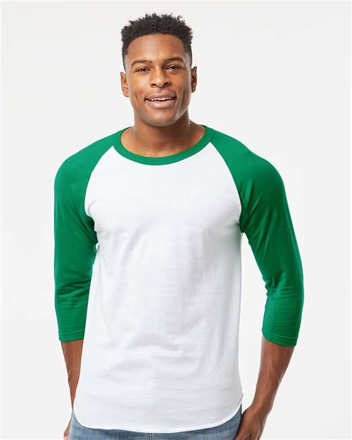 Tultex Unisex Fine Jersey Raglan T-Shirt 245