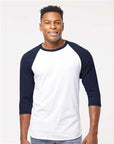 Tultex Unisex Fine Jersey Raglan T-Shirt 245