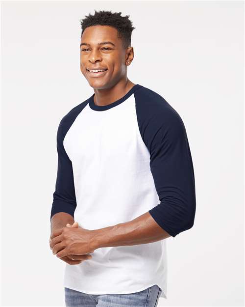 Tultex Unisex Fine Jersey Raglan T-Shirt 245