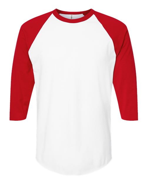 Tultex Unisex Fine Jersey Raglan T-Shirt 245