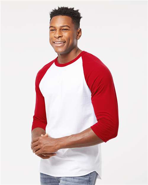Tultex Unisex Fine Jersey Raglan T-Shirt 245