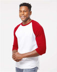 Tultex Unisex Fine Jersey Raglan T-Shirt 245