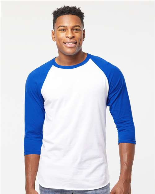 Tultex Unisex Fine Jersey Raglan T-Shirt 245
