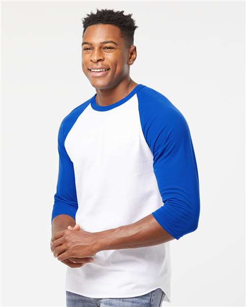 Tultex Unisex Fine Jersey Raglan T-Shirt 245