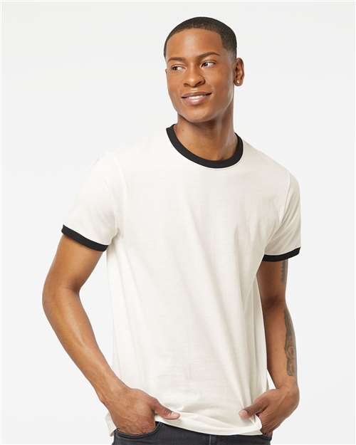 Tultex Unisex Fine Jersey Ringer T-Shirt 246