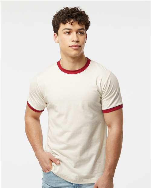 Tultex Unisex Fine Jersey Ringer T-Shirt 246