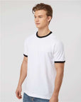 Tultex Unisex Fine Jersey Ringer T-Shirt 246