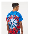 Colortone Unisex Multi-Color Tie-Dyed T-Shirt 1000