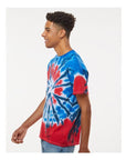 Colortone Unisex Multi-Color Tie-Dyed T-Shirt 1000