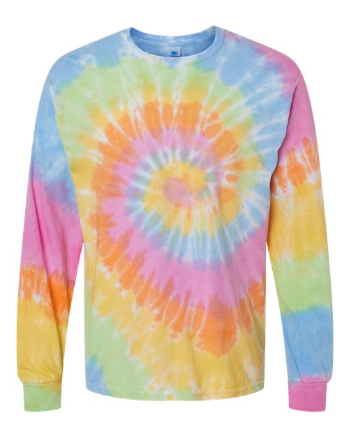 Colortone Unisex Tie-Dyed Long Sleeve T-Shirt 2000
