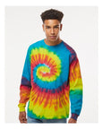 Colortone Unisex Tie-Dyed Long Sleeve T-Shirt 2000