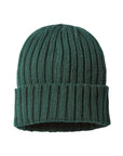 Atlantis Headwear Sustainable Cable Knit Cuffed Beanie SHORE