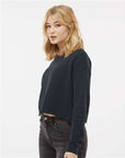Independent Trading Co. Women's Lightweight Crop Crewneck Sweatshirt AFX24CRP