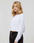 Independent Trading Co. Women's Lightweight Crop Crewneck Sweatshirt AFX24CRP