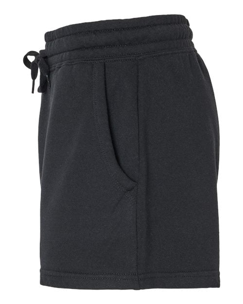Independent Trading Co. Women’s Lightweight California Wave Wash Fleece Shorts PRM20SRT