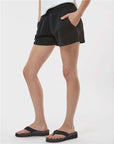 Independent Trading Co. Women’s Lightweight California Wave Wash Fleece Shorts PRM20SRT