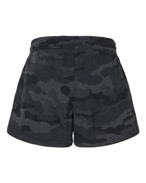 Independent Trading Co. Women’s Lightweight California Wave Wash Fleece Shorts PRM20SRT