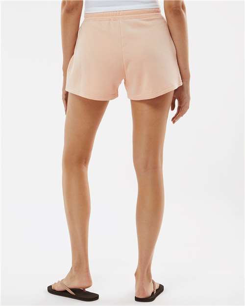 Independent Trading Co. Women’s Lightweight California Wave Wash Fleece Shorts PRM20SRT
