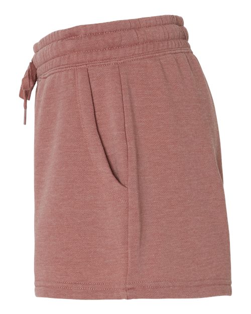 Independent Trading Co. Women’s Lightweight California Wave Wash Fleece Shorts PRM20SRT