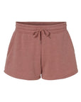Independent Trading Co. Women’s Lightweight California Wave Wash Fleece Shorts PRM20SRT