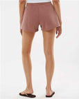 Independent Trading Co. Women’s Lightweight California Wave Wash Fleece Shorts PRM20SRT