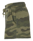 Independent Trading Co. Women’s Lightweight California Wave Wash Fleece Shorts PRM20SRT