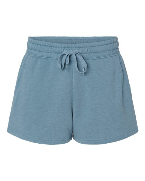 Independent Trading Co. Women’s Lightweight California Wave Wash Fleece Shorts PRM20SRT