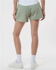 Independent Trading Co. Women’s Lightweight California Wave Wash Fleece Shorts PRM20SRT