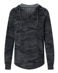 Independent Trading Co. Women’s Lightweight California Wave Wash Hooded Sweatshirt PRM2500