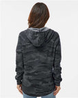 Independent Trading Co. Women’s Lightweight California Wave Wash Hooded Sweatshirt PRM2500