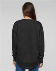 LAT Women's Weekend Fleece Crewneck Sweatshirt 3525