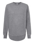 LAT Women's Weekend Fleece Crewneck Sweatshirt 3525