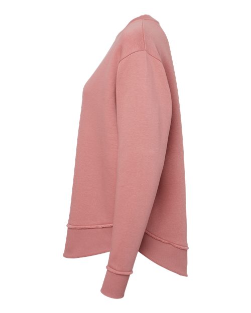 LAT Women's Weekend Fleece Crewneck Sweatshirt 3525
