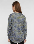 LAT Women's Weekend Fleece Crewneck Sweatshirt 3525