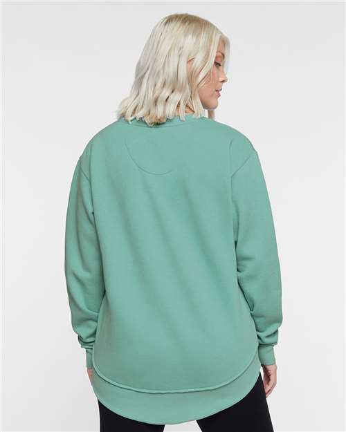 LAT Women's Weekend Fleece Crewneck Sweatshirt 3525