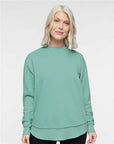 LAT Women's Weekend Fleece Crewneck Sweatshirt 3525