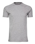 BELLA + CANVAS Men's Heather CVC Raglan Tee 3201
