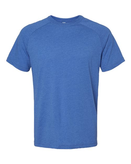 BELLA + CANVAS Men's Heather CVC Raglan Tee 3201