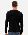 BELLA + CANVAS Heather CVC Long Sleeve Tee 3501CVC