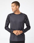 Paragon Unisex Cayman Performance Camo Colorblocked Long Sleeve T-Shirt 216