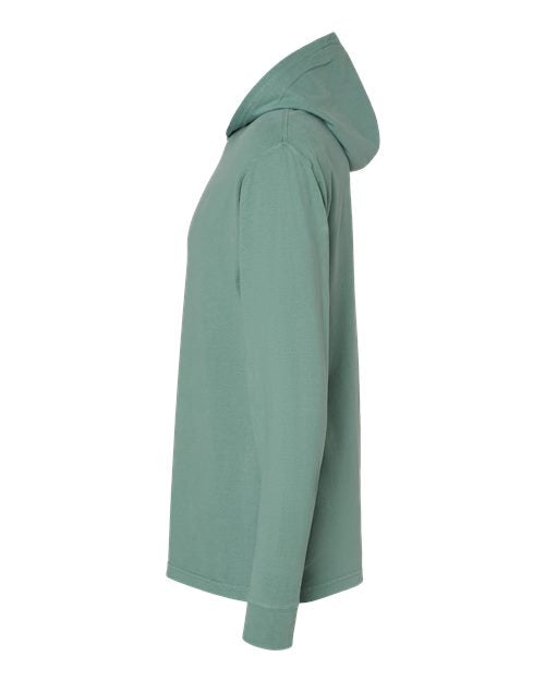ComfortWash by Hanes Unisex Garment-Dyed Jersey Hooded Long Sleeve T-Shirt GDH280