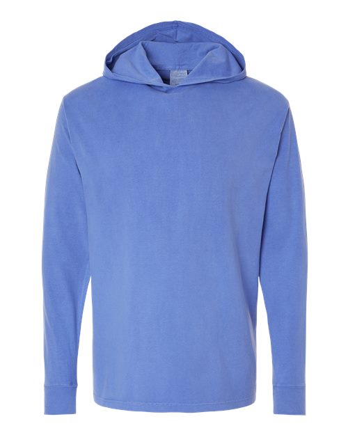 ComfortWash by Hanes Unisex Garment-Dyed Jersey Hooded Long Sleeve T-Shirt GDH280