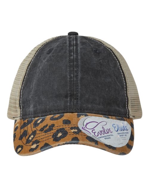 Infinity Her Women's Printed Bill with Mesh Back Cap JANET