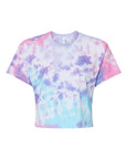 Colortone Women's Tie-Dyed Crop T-Shirt 1050