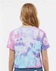 Colortone Women's Tie-Dyed Crop T-Shirt 1050