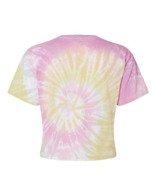 Colortone Women's Tie-Dyed Crop T-Shirt 1050