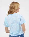 Colortone Women's Tie-Dyed Crop T-Shirt 1050