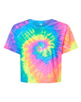 Colortone Women's Tie-Dyed Crop T-Shirt 1050