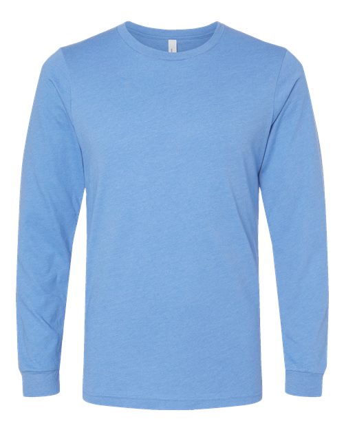 BELLA + CANVAS Heather CVC Long Sleeve Tee 3501CVC
