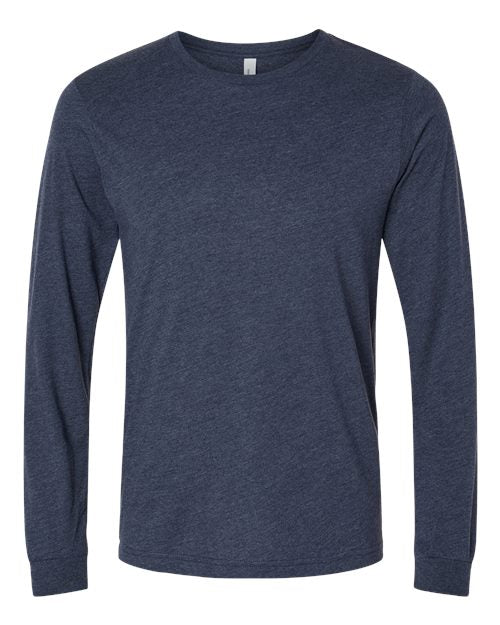 BELLA + CANVAS Heather CVC Long Sleeve Tee 3501CVC